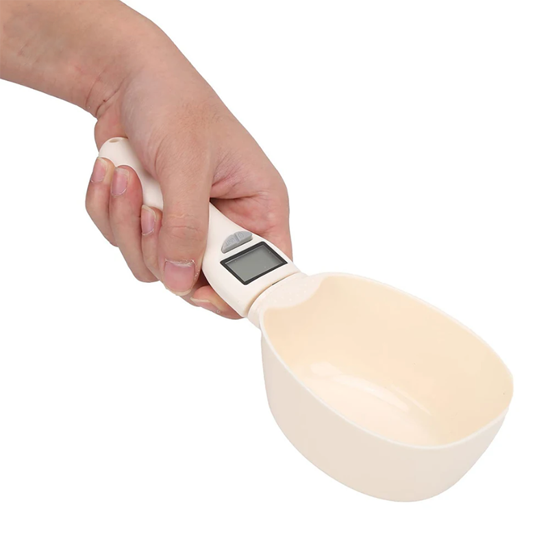 Pet Food Measuring Scoop Digital Spoon Scale with LED Display_5