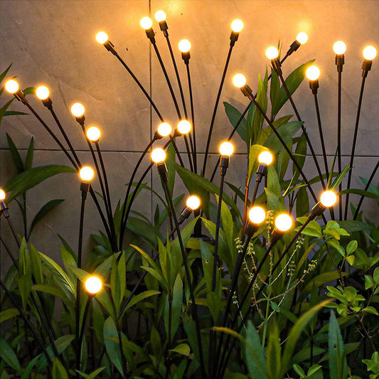 6/8/10 LED Solar Powered Firework Firefly Lights_0