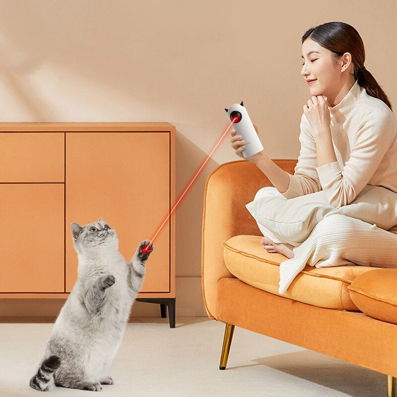 Smart Teasing Pet LED Laser Cat Toy_4