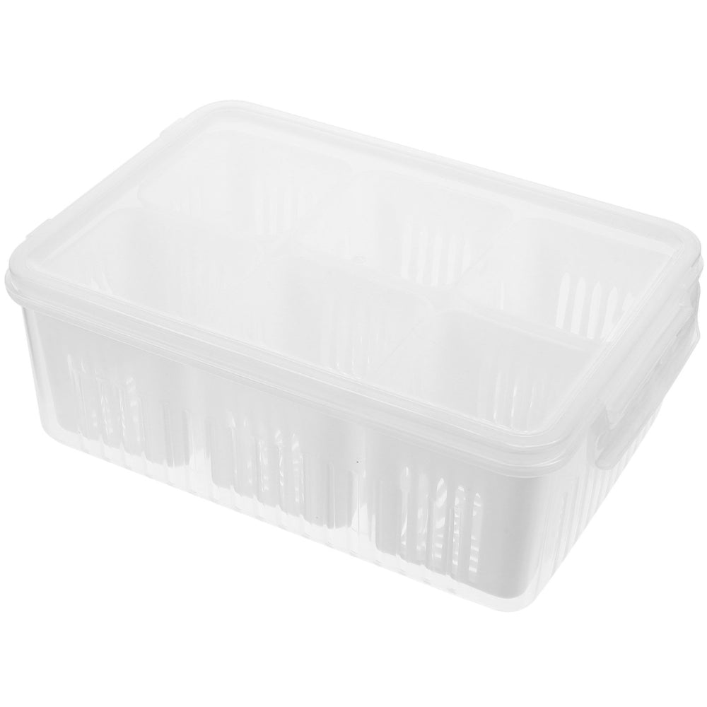 Refrigerator Storage Box 4 and 6 Grids Food Vegetable Fruit_7