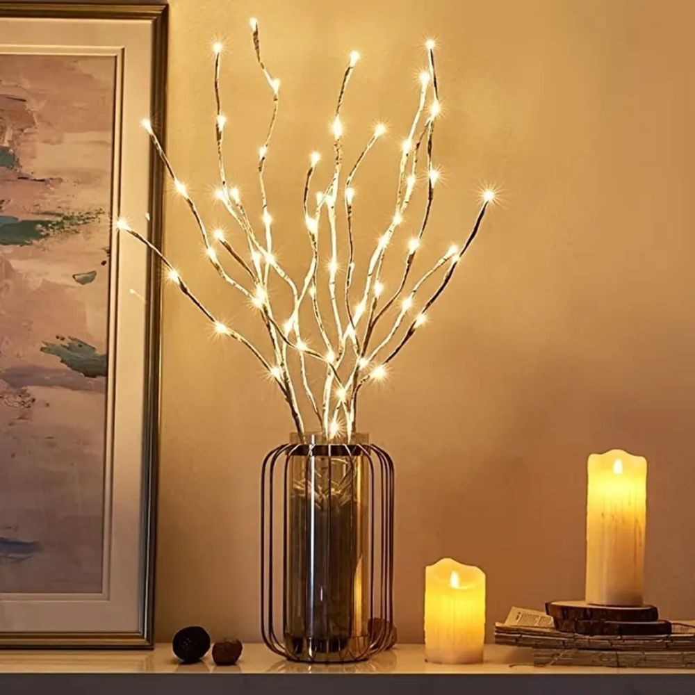 LED White Birch Branch Light for Festive Home and Wedding Decor_2