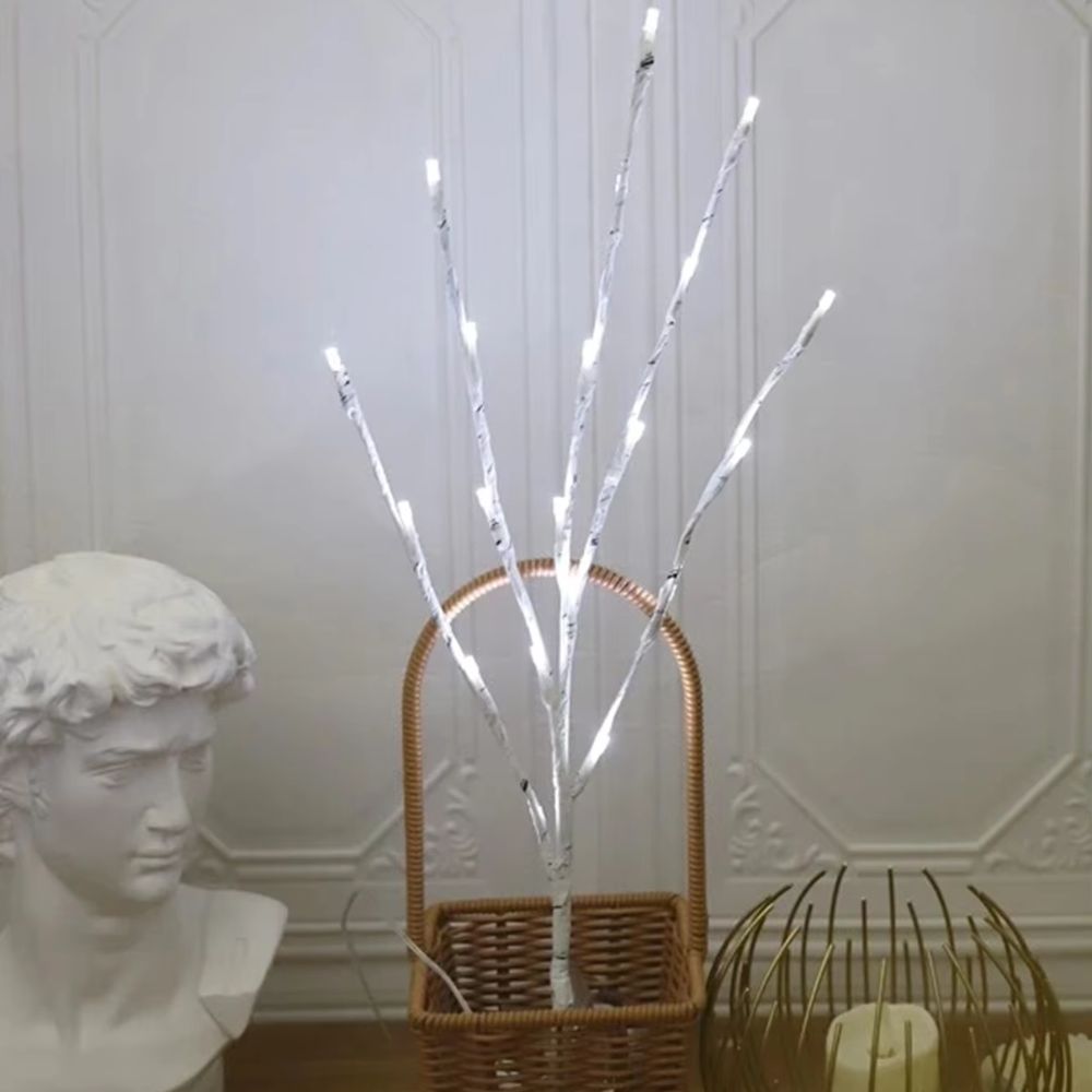 LED White Birch Branch Light for Festive Home and Wedding Decor_4