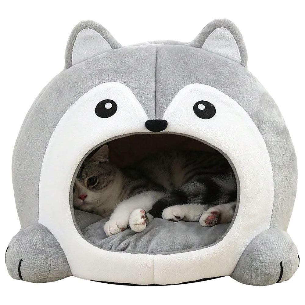 Soft Pet Basket Pet Bed for Cats and Small Dogs_4