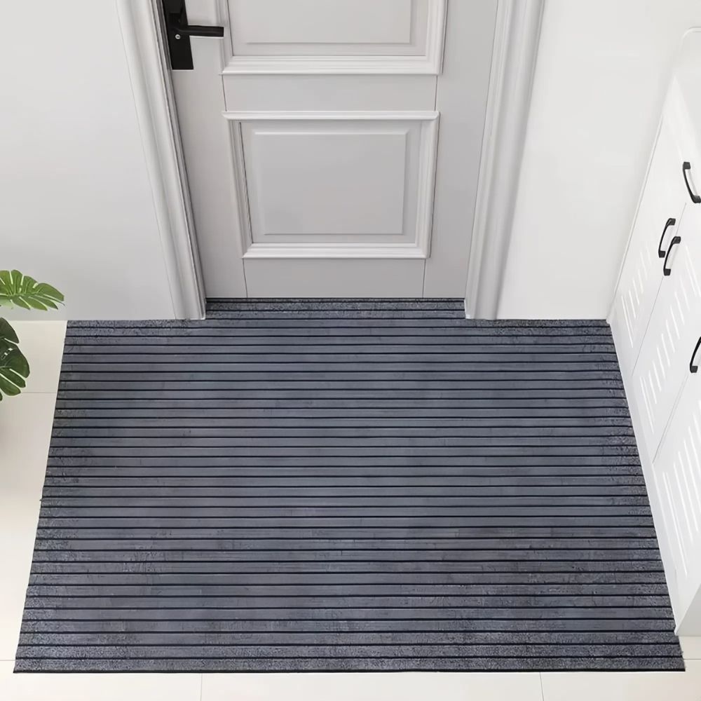 Modern Minimalist Square Floor Mat Durable Non Slip Indoor Outdoor Use_1