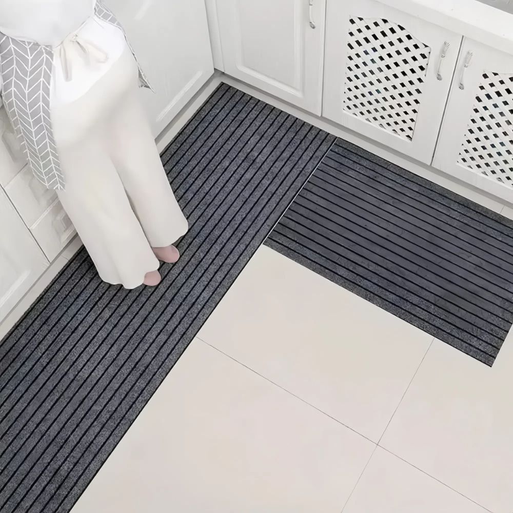 Modern Minimalist Square Floor Mat Durable Non Slip Indoor Outdoor Use_3