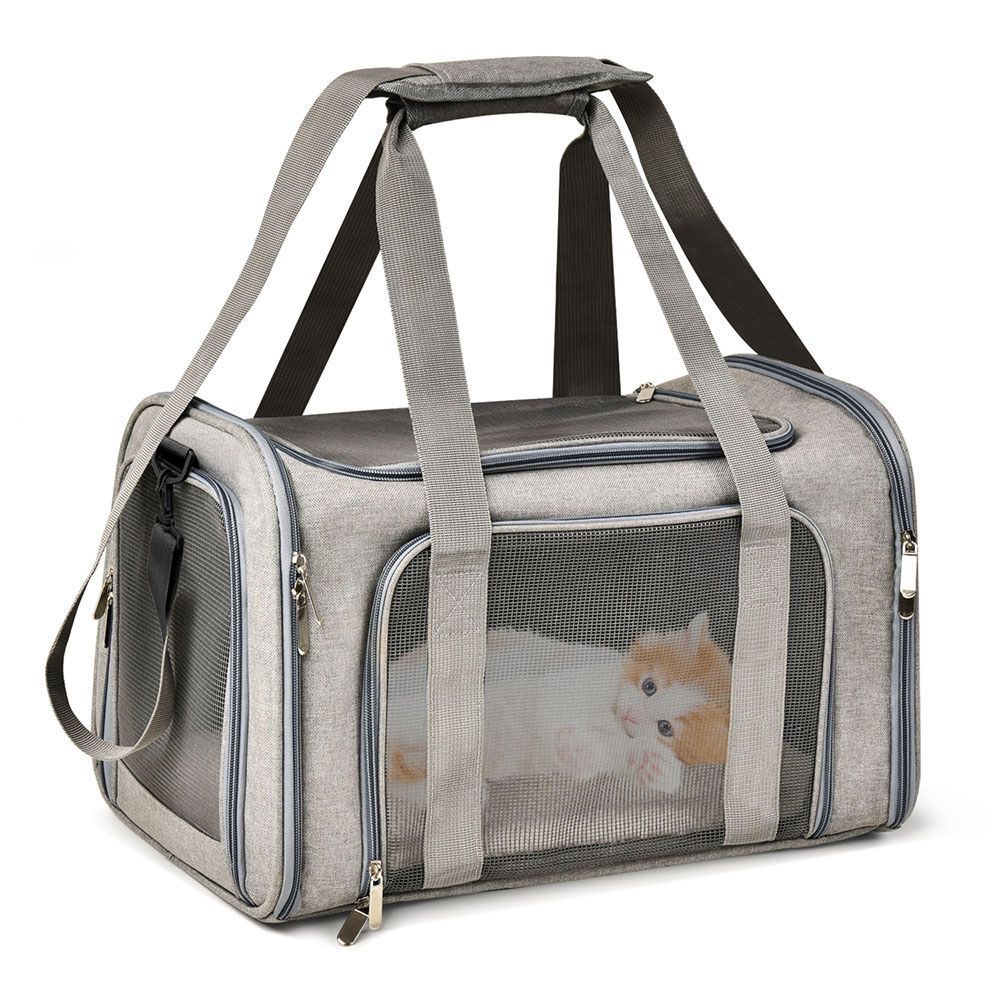 Airline Approved Pet Carrier Bag Backpack For Small Dogs and Cats_5