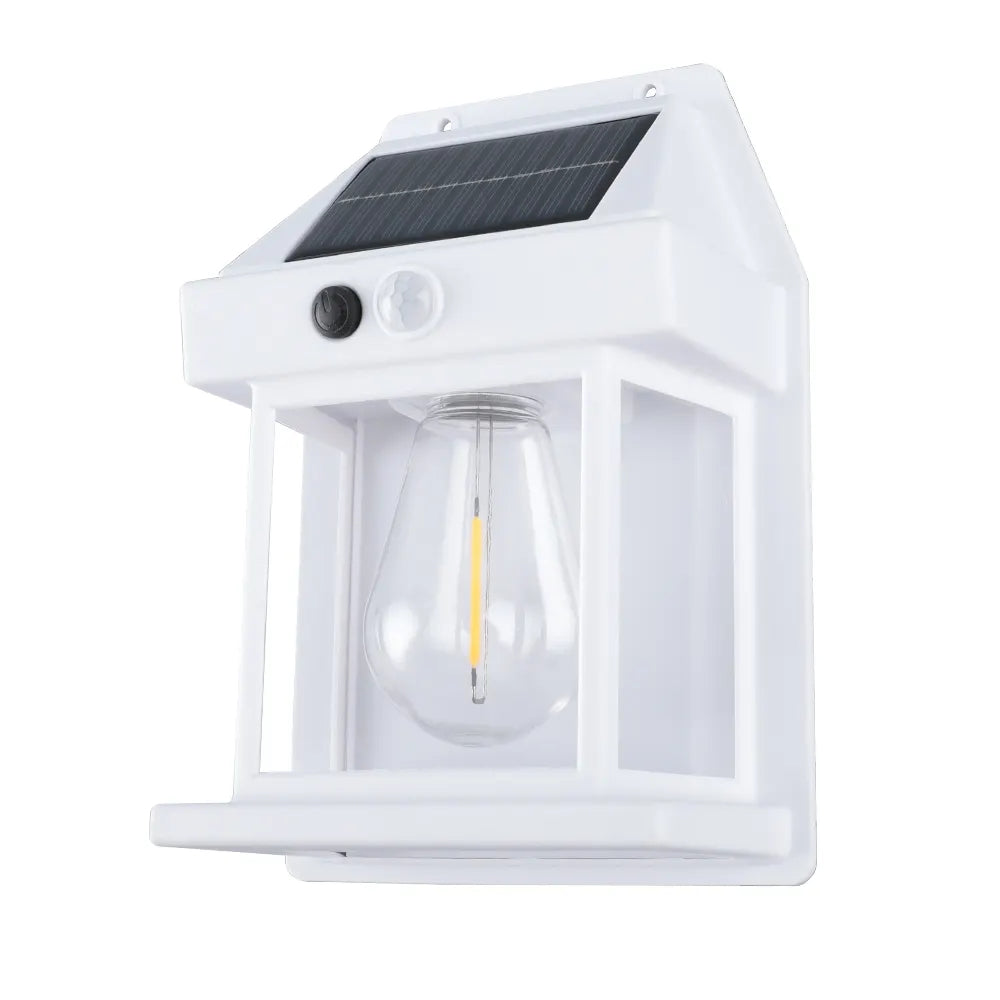 Outdoor Solar Wall Lamp Waterproof Tungsten Filament Lamp Induction Lamp_6