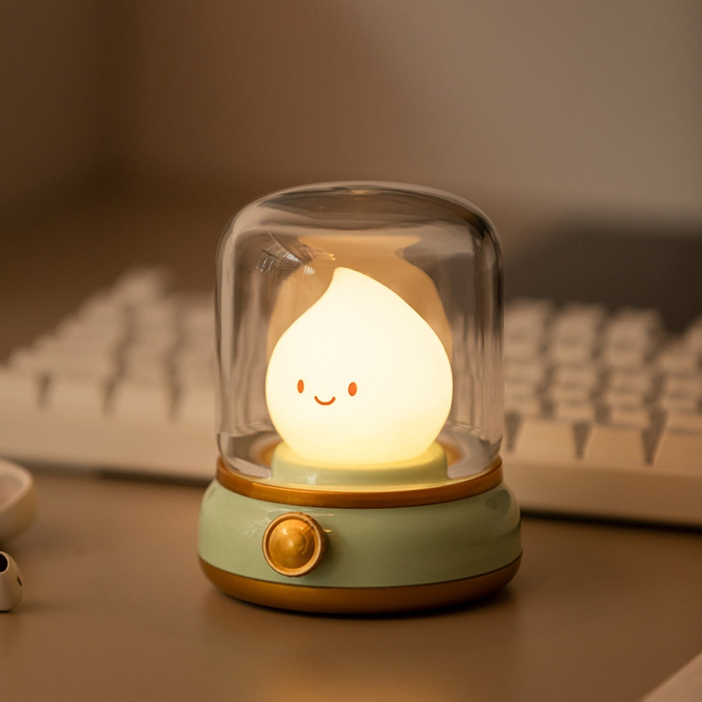 Mini Desktop LED Cute Night Lamp USB Rechargeable Portable Cartoon Table Lamp_2