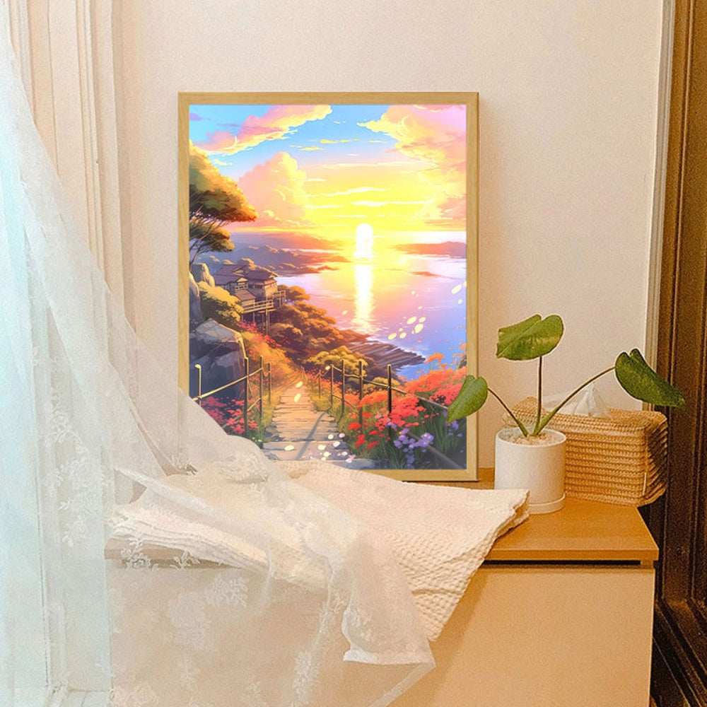 Comic Style LED Light Painting Modern Anime Home Gift_1