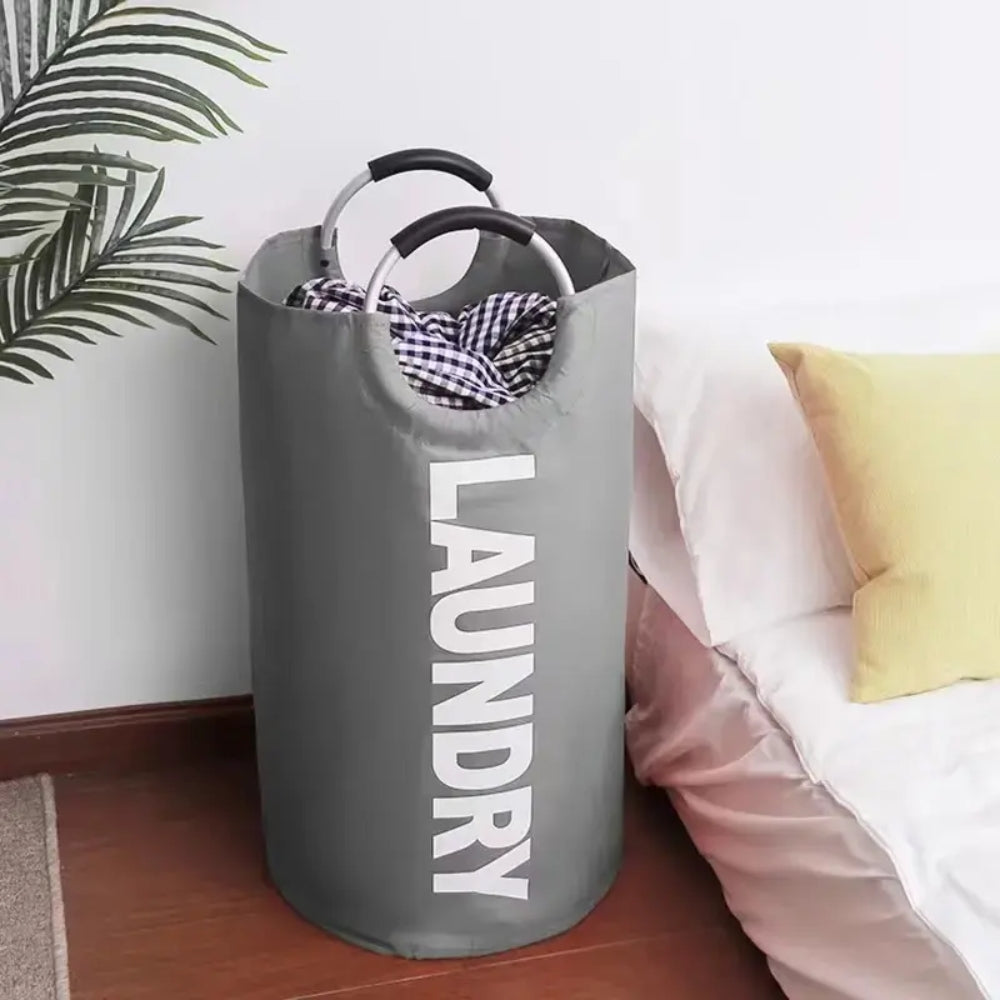 Laundry Basket Collapsible Clothes Hamper For Easy Storage And Standing Up Well_3