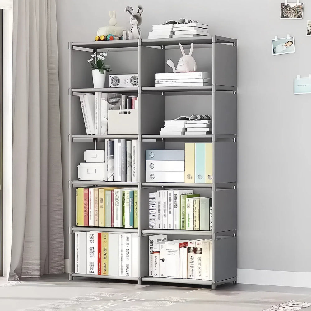 Effortless Assembly Bookshelf Versatile Storage_0