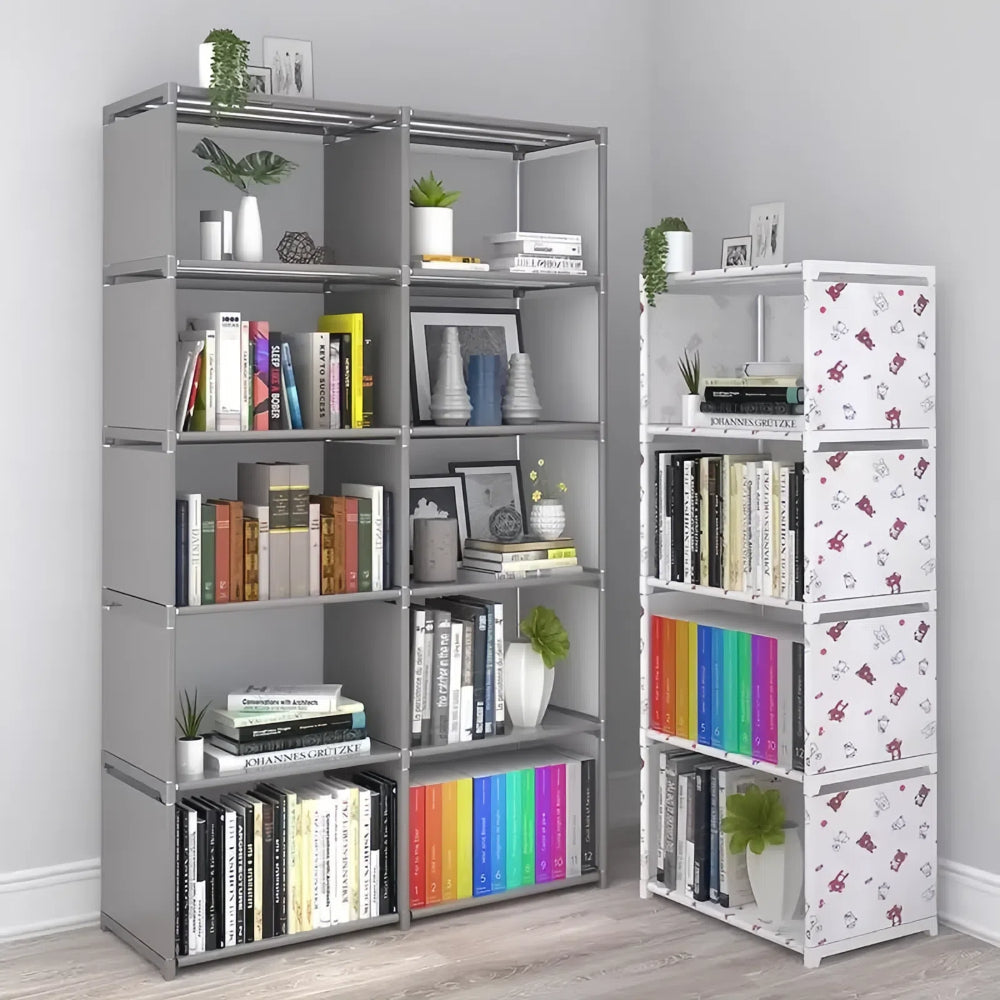 Effortless Assembly Bookshelf Versatile Storage_3