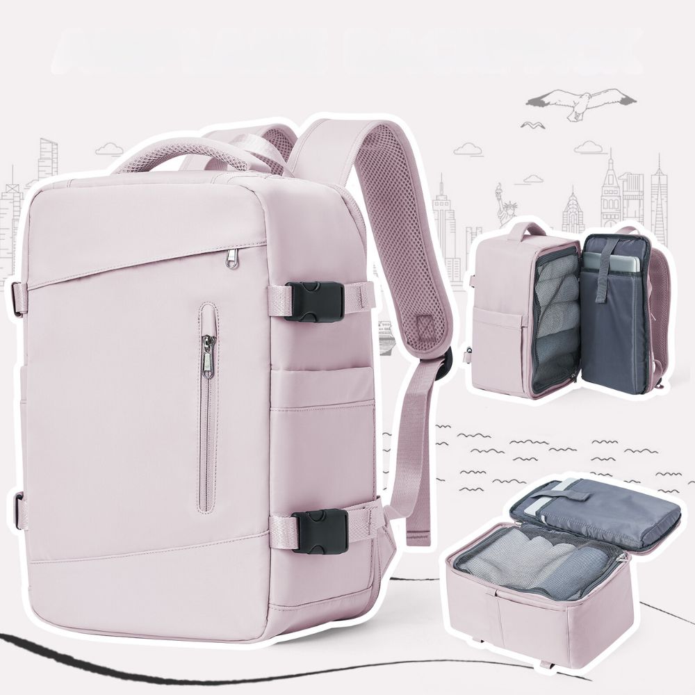 Women Men Backpack Suitcase for Effortless Air Travel_0