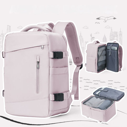 Women Men Backpack Suitcase for Effortless Air Travel_0