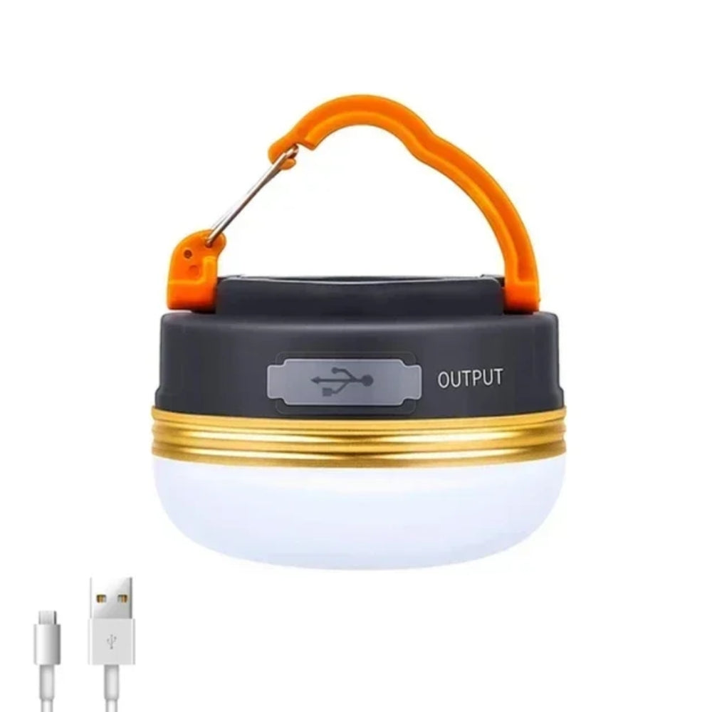 Rechargeable LED Camping Lantern With Folding LED Floodlight Portable Tent Light_6