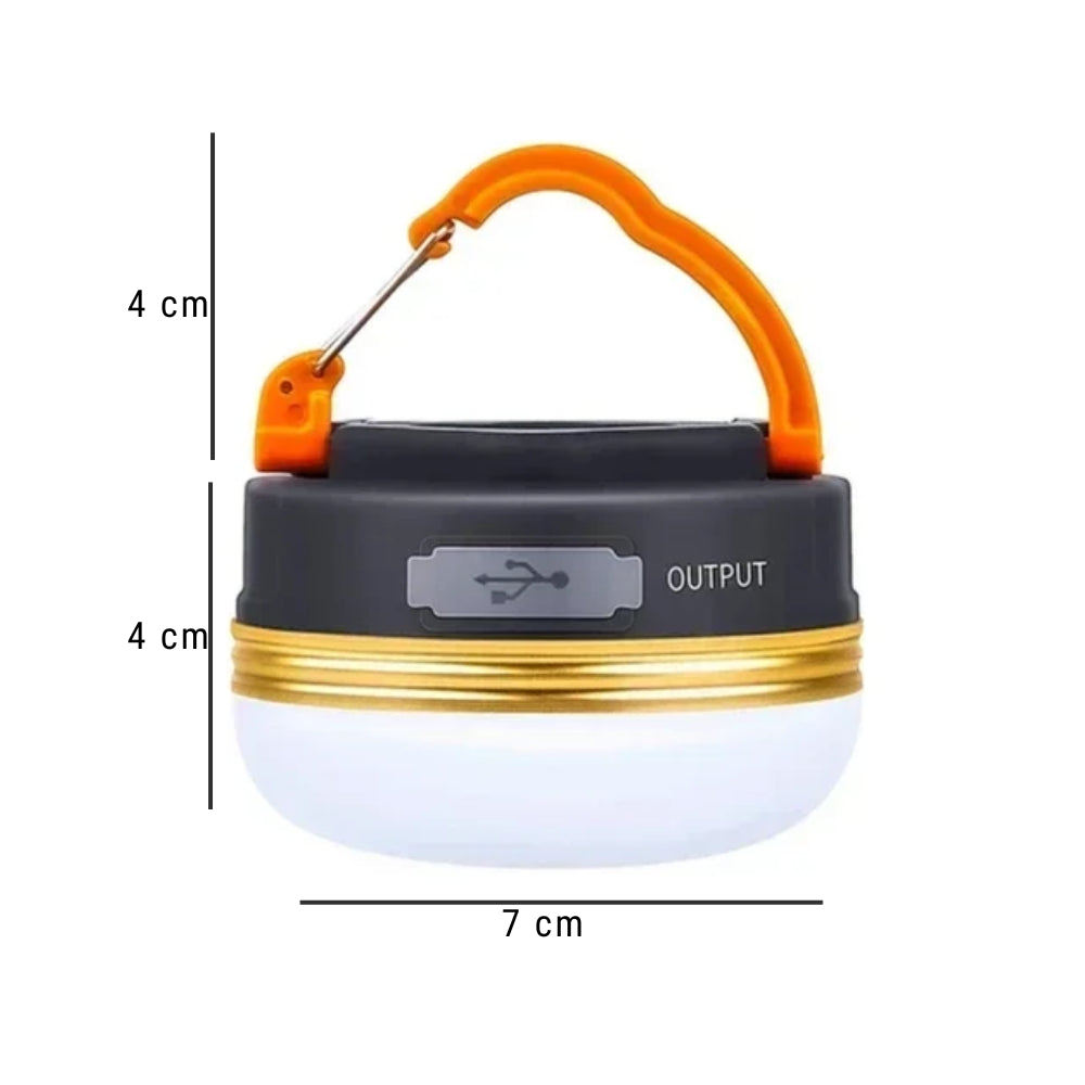 Rechargeable LED Camping Lantern With Folding LED Floodlight Portable Tent Light_8