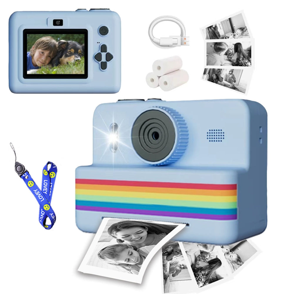 Digital Children Camera Mini Printer Portable Thermal Instant Print Photo_4