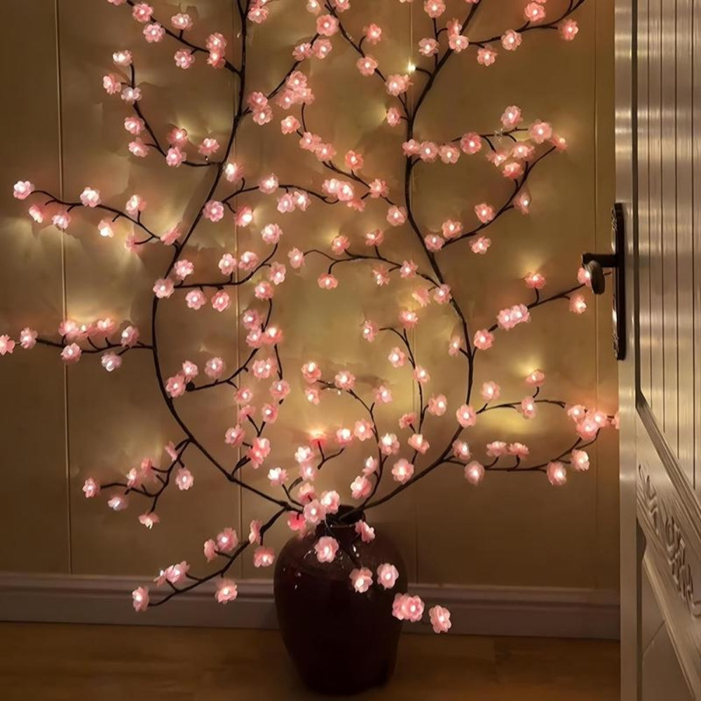 USB Powered Cherry Blossom Branch Lights 96LEDs String Lights_1