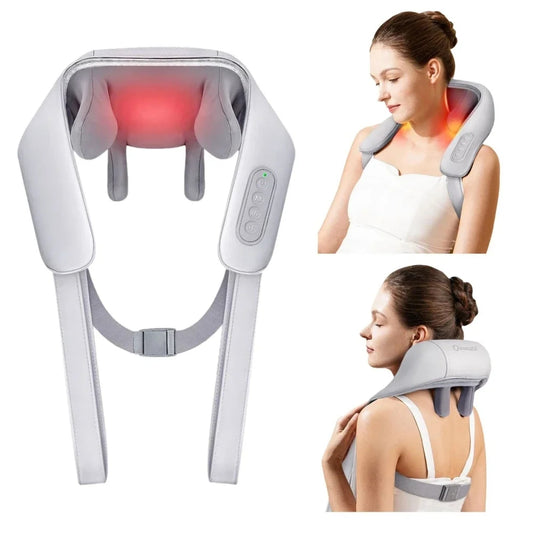 Smart Electric Portable Mini Massage Shawl for Neck and Trapezius_0