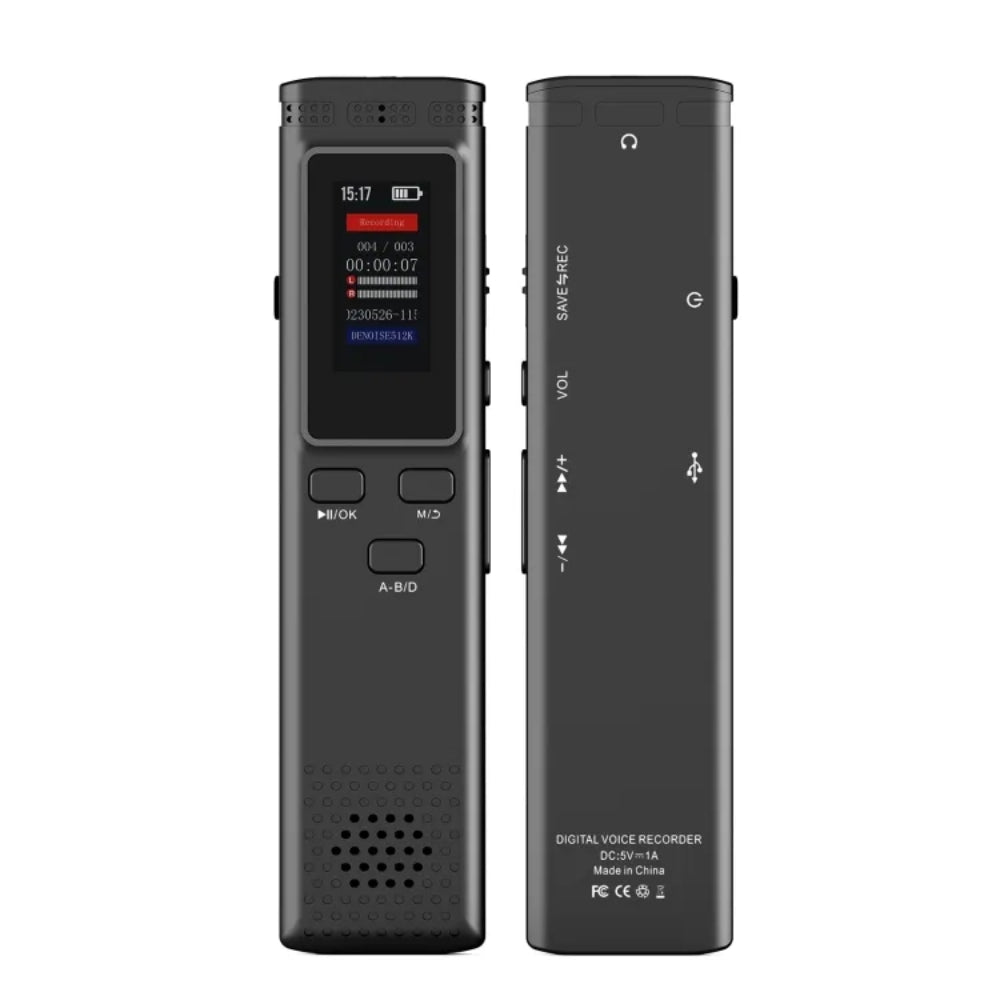 Digital Voice Recorder Voice Activated Audio Recording Noise Reduction with Playback_4