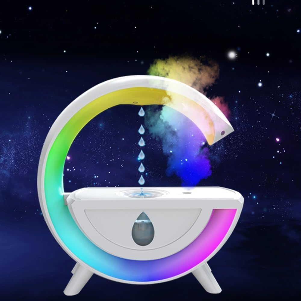 Anti Gravity Air Humidifier RGB Night Light Water Droplet Sprayer_1