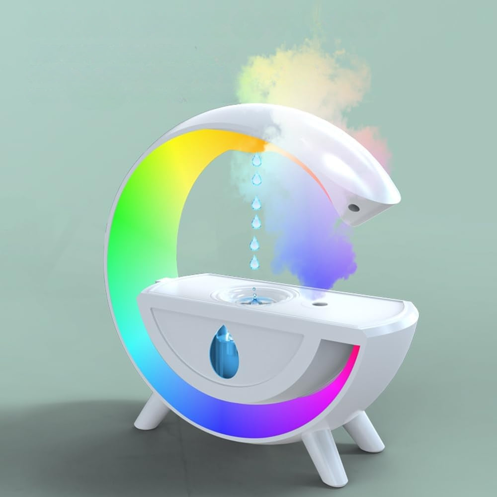 Anti Gravity Air Humidifier RGB Night Light Water Droplet Sprayer_3