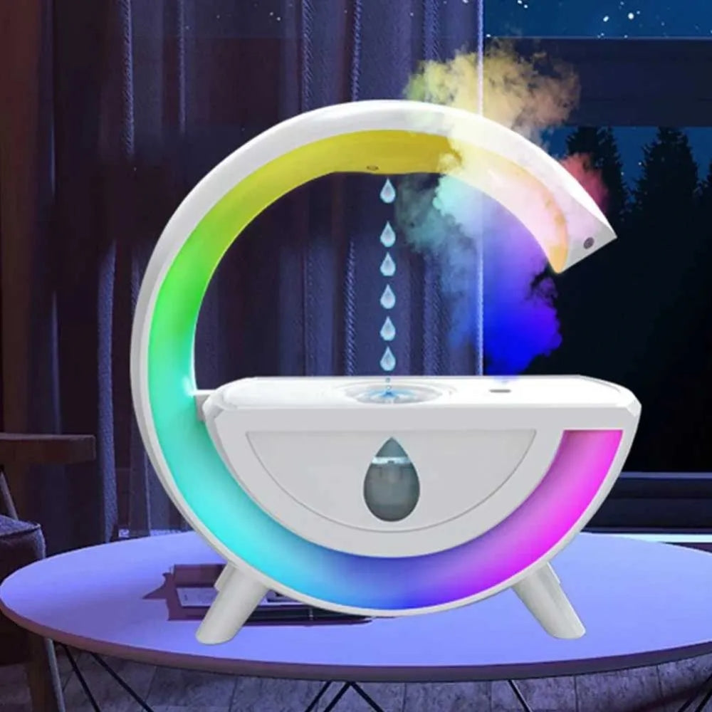 Anti Gravity Air Humidifier RGB Night Light Water Droplet Sprayer_2