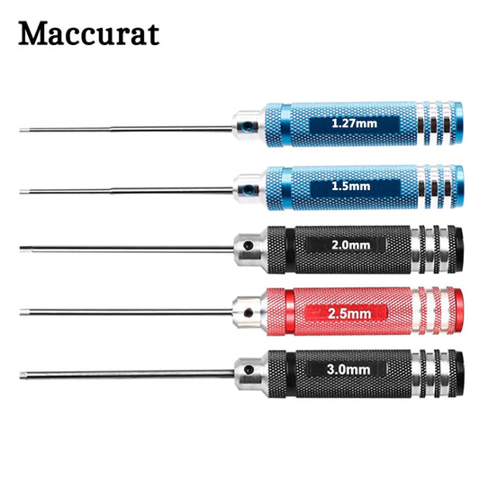 Maccurat Quality White Steel  Screwdriver Tool 1.27 1.5 2.0 2.5 3.0 For 3D Printer Ender 3 Accessories Hotend Removal Tool