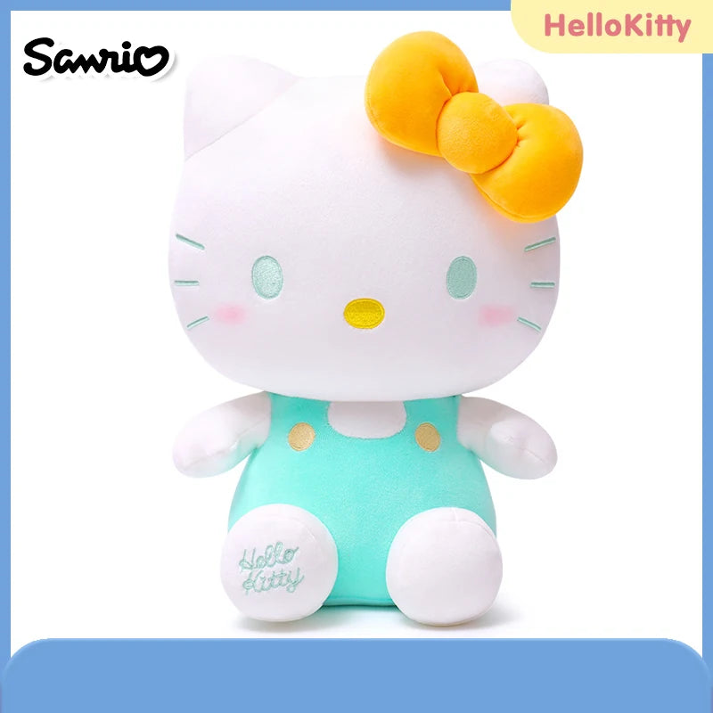 Anime Sanrio Hello Kitty Kulomi Cute Stuffed Plush Toys Plushies Soft Pillow Kawaii Pink Birthday Party Gift For Kid Girl Friend