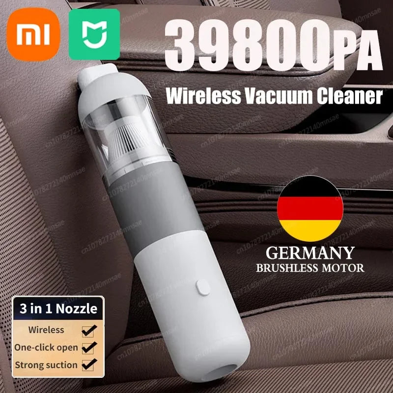 Xiaomi MIJIA 39800PA Wireless Car Vacuum Cleaner High Power 3 in1 Automobile Vacuum Clean Portable Handheld Vacuum Dust Catcher