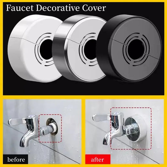 Shower Faucet Decorative Cover Water Pipe Connector Adjustable Wall Covers Casette Heighten Valve Panel Kitchen Tap Accessories