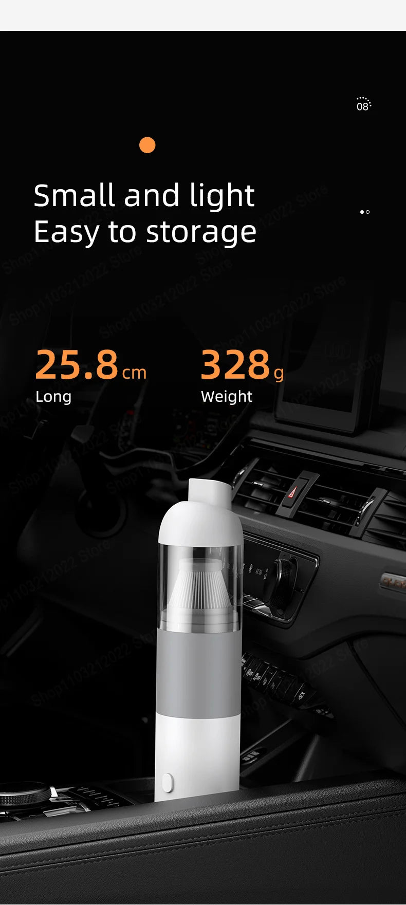 Xiaomi MIJIA 39800PA Wireless Car Vacuum Cleaner High Power 3 in1 Automobile Vacuum Clean Portable Handheld Vacuum Dust Catcher