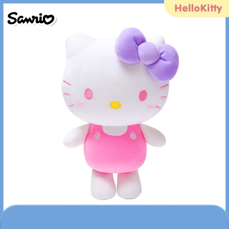 Anime Sanrio Hello Kitty Kulomi Cute Stuffed Plush Toys Plushies Soft Pillow Kawaii Pink Birthday Party Gift For Kid Girl Friend