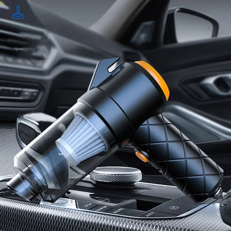 Wireless car mounted 6000pa vacuum cleaner, household small rechargeable handheld powerful indoor sofa desktop vacuum cleaner