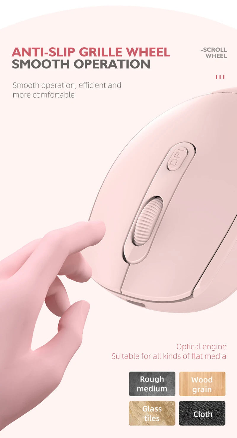 Xiaomi Mijia Wireless Mouse 2.4GHz Bluetooth Dual Models 1600 DPI Readjustable Rechargeable Ergonomic Mice Silent Office Gaming