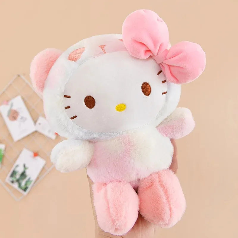 Sanrio 25Cm Anime Sanriod Toys Kawaii Kuromi Mymelody Cinnamorol Plush Soft Stuffed Animals Doll Plushie Pillow Xmas Gift Decor