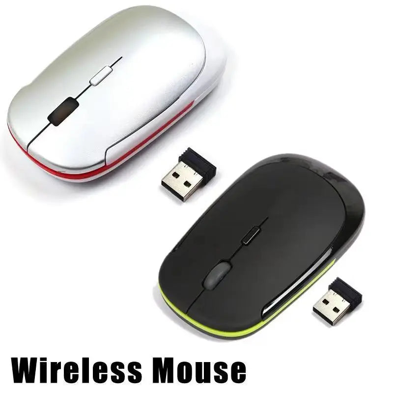 Ultra-thin Mouse 2.4Ghz Mini Wireless Optical Gaming Mouse Mice& USB Receiver Wireless Computer Mouse For PC Laptop