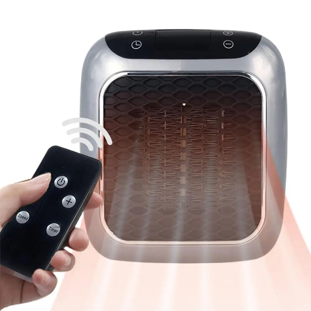 Remote Control Portable Heater Bedroom Living Room Electric Hand Warmer Wall Mounted Bathroom Space Heater EU US Plug