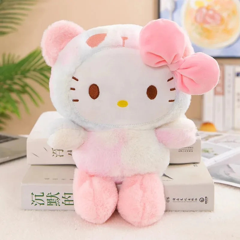 Sanrio 25Cm Anime Sanriod Toys Kawaii Kuromi Mymelody Cinnamorol Plush Soft Stuffed Animals Doll Plushie Pillow Xmas Gift Decor