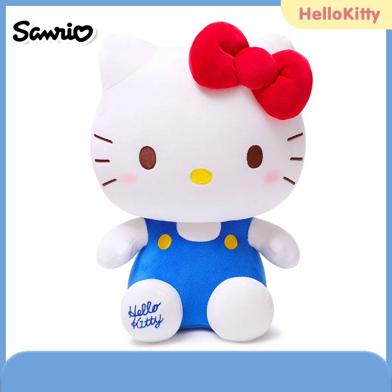 Anime Sanrio Hello Kitty Kulomi Cute Stuffed Plush Toys Plushies Soft Pillow Kawaii Pink Birthday Party Gift For Kid Girl Friend