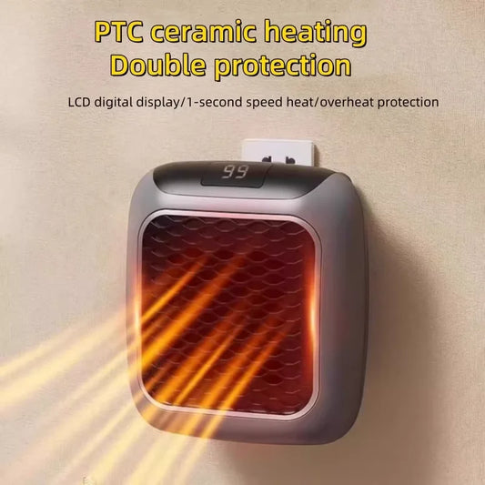 Remote Control Portable Heater Bedroom Living Room Electric Hand Warmer Wall Mounted Bathroom Space Heater EU US Plug