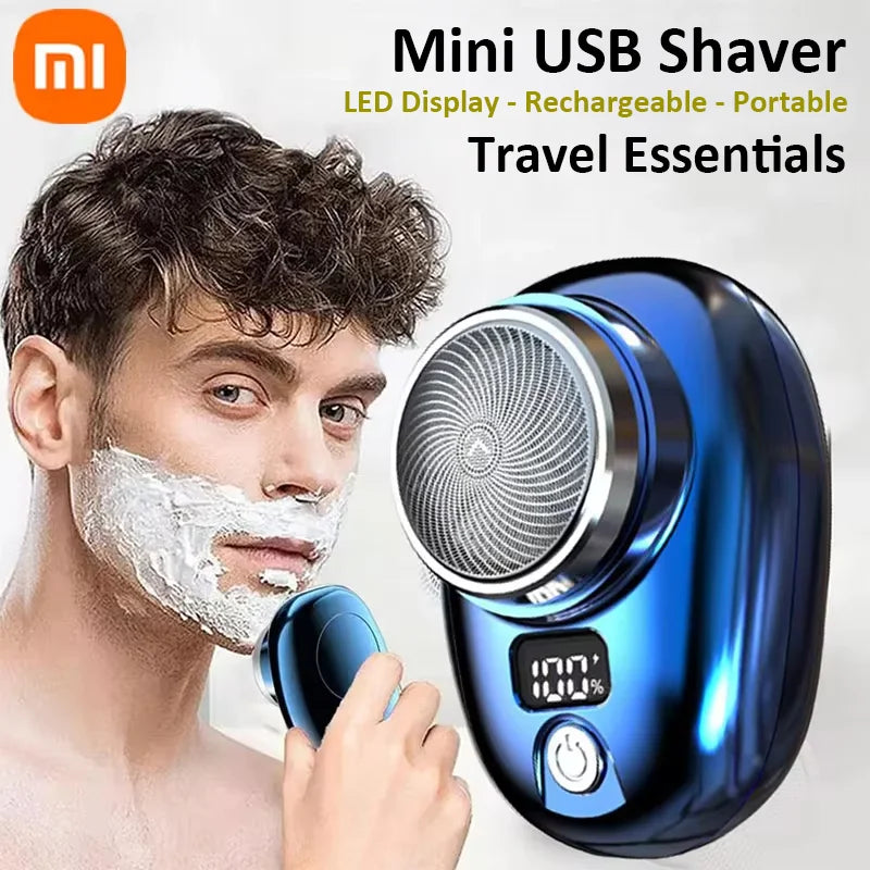 Xiaomi Men's Electric Shaver USB Rechargeable Portable Razor Comfortable Easy Travel Mini Beard Body Hair Trimmer Pocket Razor