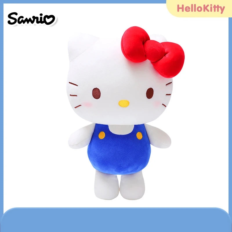 Anime Sanrio Hello Kitty Kulomi Cute Stuffed Plush Toys Plushies Soft Pillow Kawaii Pink Birthday Party Gift For Kid Girl Friend