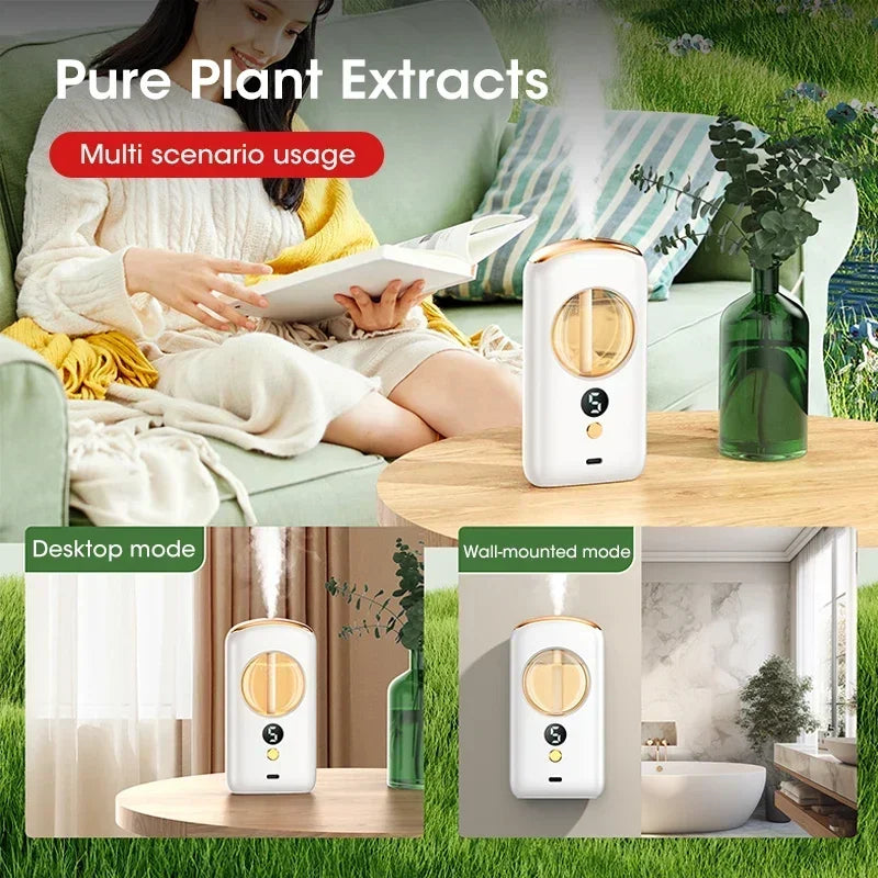 Desktop Diffuser Aromatherapy Machine USB Smart Air Purifier with Display Car Air Freshener Home Bathroom Deodorization