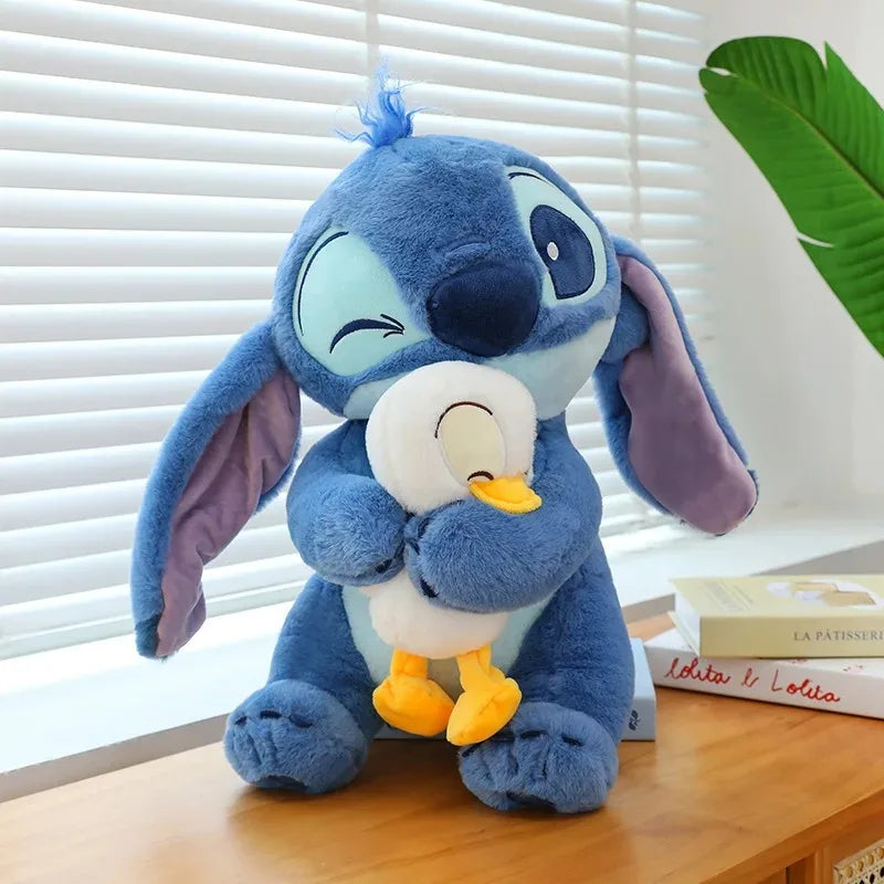 Disney Plush Doll Stitch Lilo Doll Cute Duck Stitch Plush Stuffed Toy Christmas Children's Birthday Gift Kawaii Decoration Toys