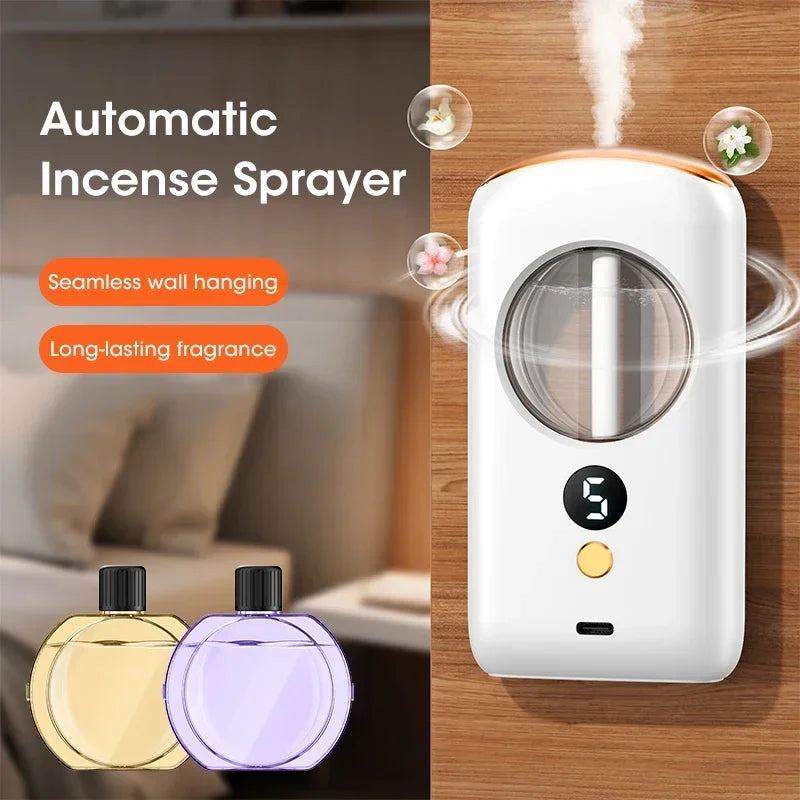 Desktop Diffuser Aromatherapy Machine USB Smart Air Purifier with Display Car Air Freshener Home Bathroom Deodorization