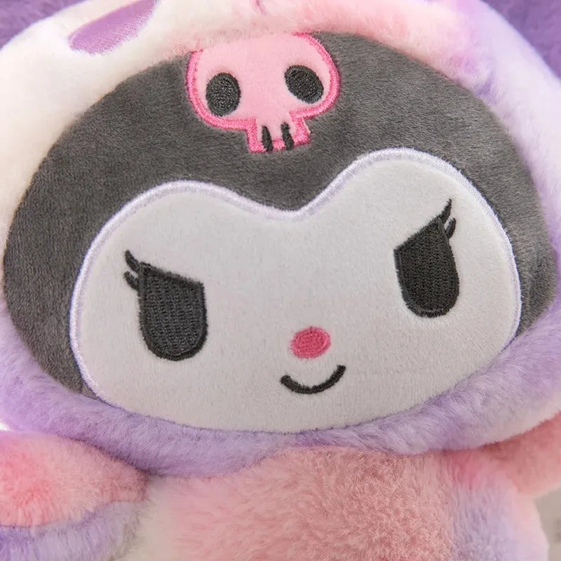 Sanrio 25Cm Anime Sanriod Toys Kawaii Kuromi Mymelody Cinnamorol Plush Soft Stuffed Animals Doll Plushie Pillow Xmas Gift Decor