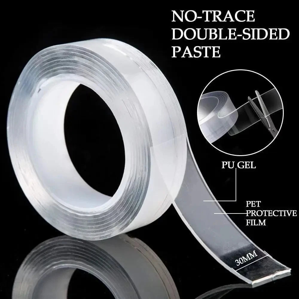 Nano Tape Double-Sided Adhesive Tape Traceless Waterproof Tape For Bathroom Kitchen Sink Tap Gel Sticker