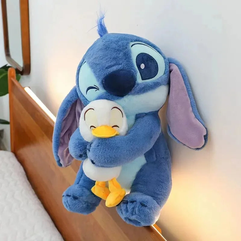 Disney Plush Doll Stitch Lilo Doll Cute Duck Stitch Plush Stuffed Toy Christmas Children's Birthday Gift Kawaii Decoration Toys