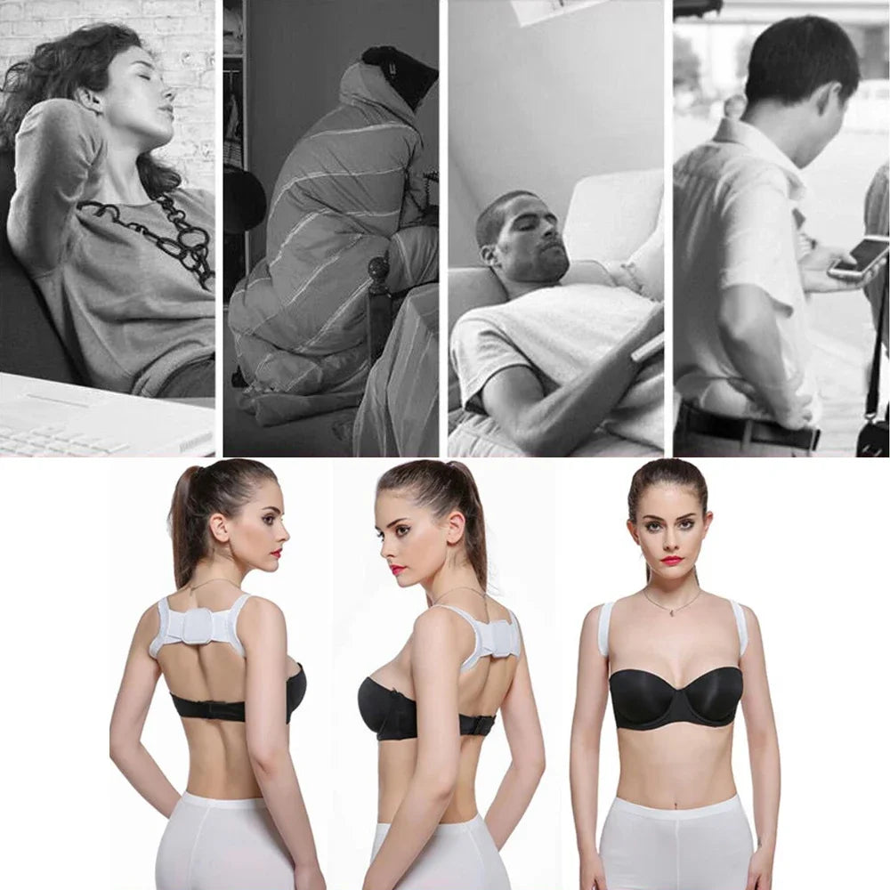 Upper Back Brace Posture Correction Women Men Back Straightener Shoulder Support Belt Hunchback Corrector Shoulder Brace Posture